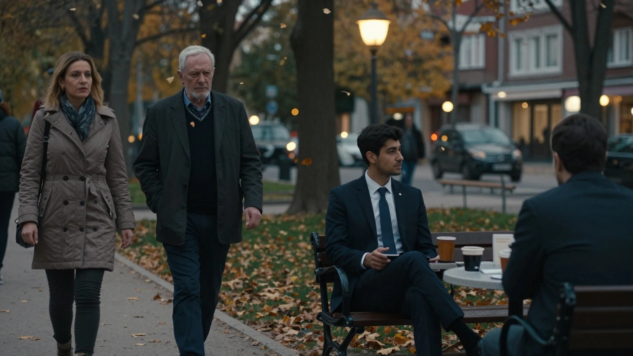 Tepecik parkında farklı yaşlardan insanlar, yalnızlıkla mücadele ederken sakin bir şekilde birbirleriyle bağ kuruyor.